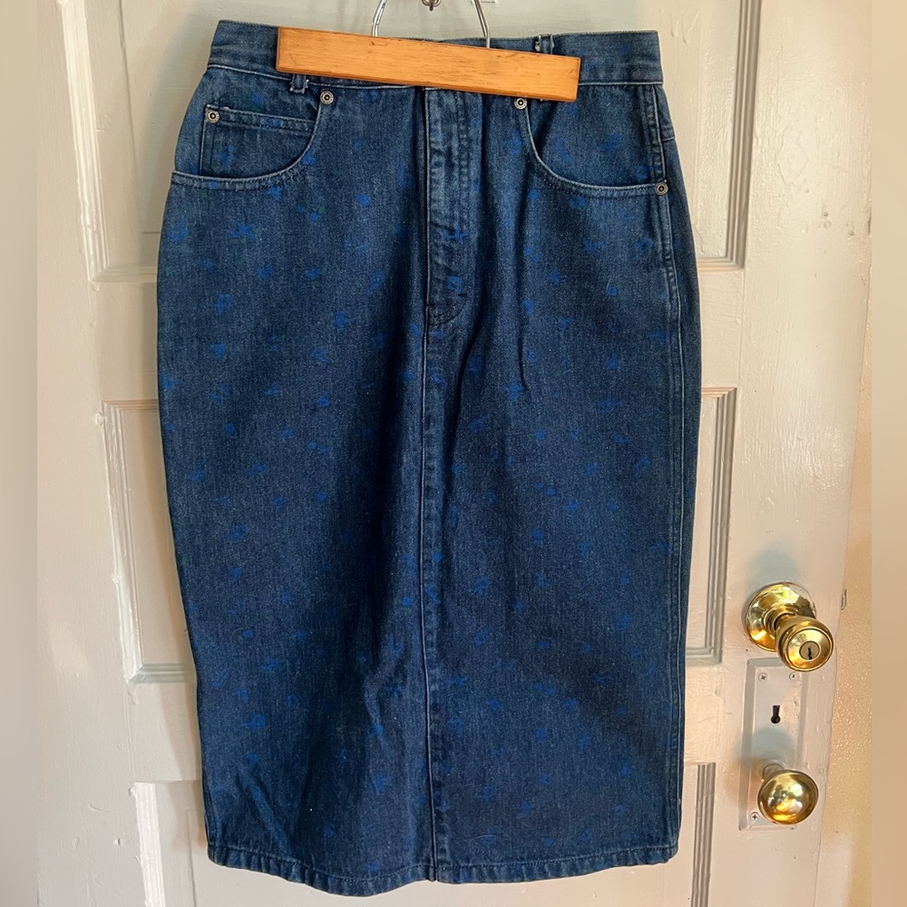 Vintage Calvin Klein Denim Skirt